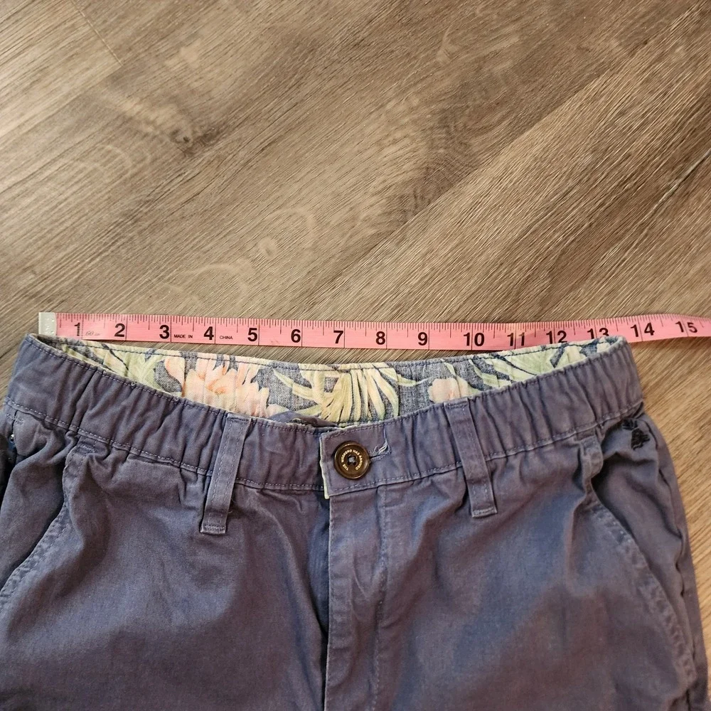 Chubbies True Blues Pants Men S Twill Floral Cuff Tropical Cuff Preppy Coastal - Picture 16 of 16